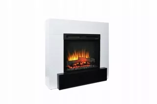 Voľne stojaci krb s funkciou vykurovania Dimplex biely 1400 W 94,5 x 90 x 29 cm